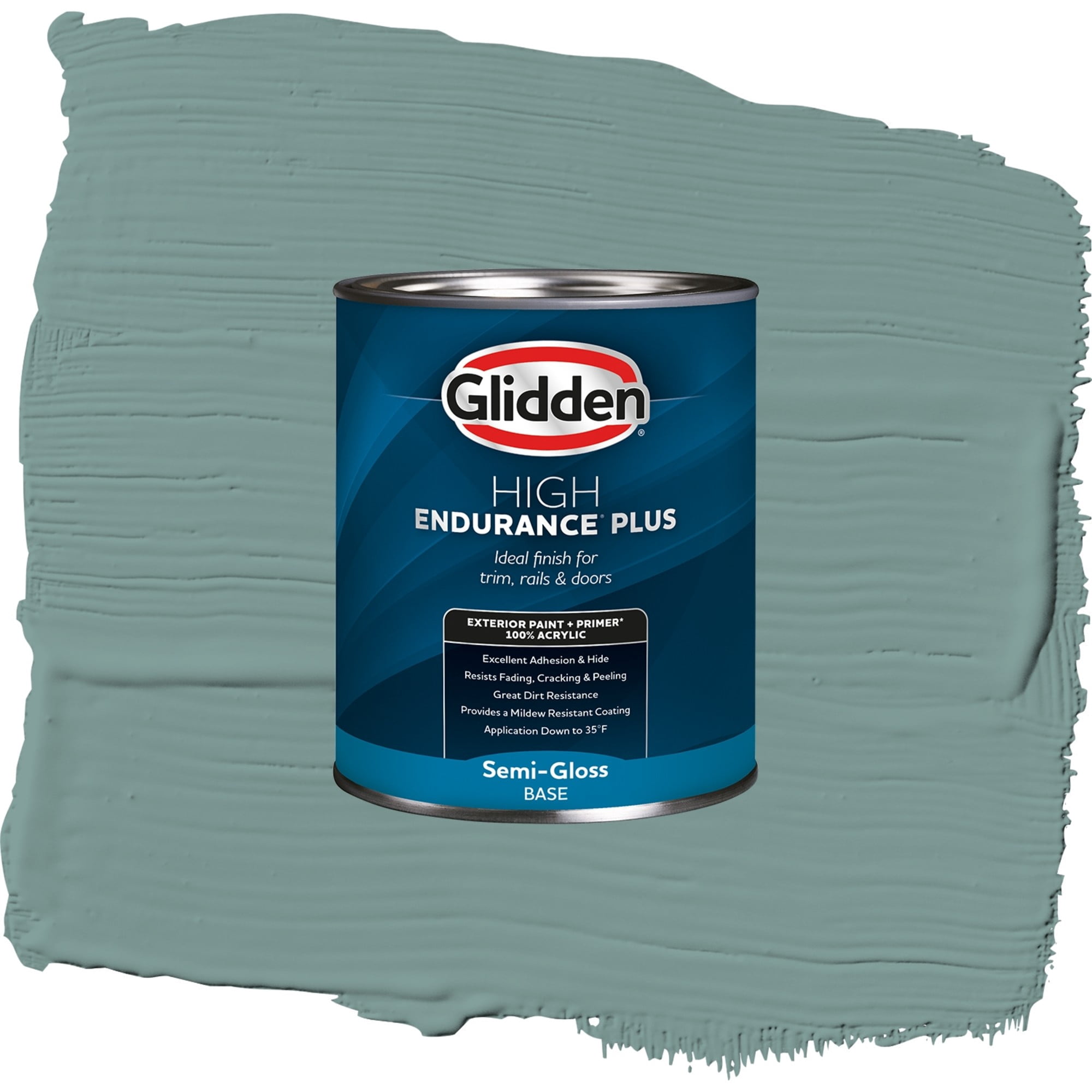 HEP Green Granite Exterior Paint + Primer Satin , 1 Quart