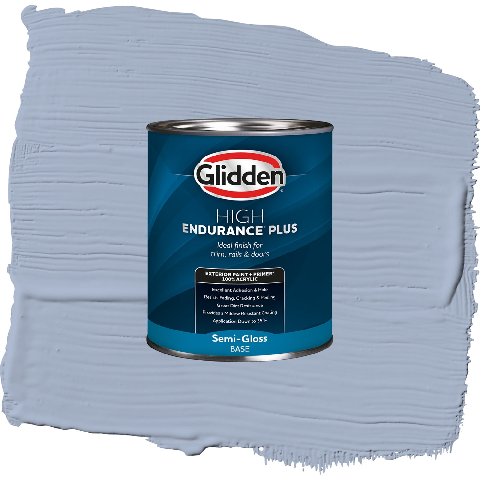 Glidden High Endurance Plus Innuendo Semi Gloss Exterior Paint and Primer, 1 Quart