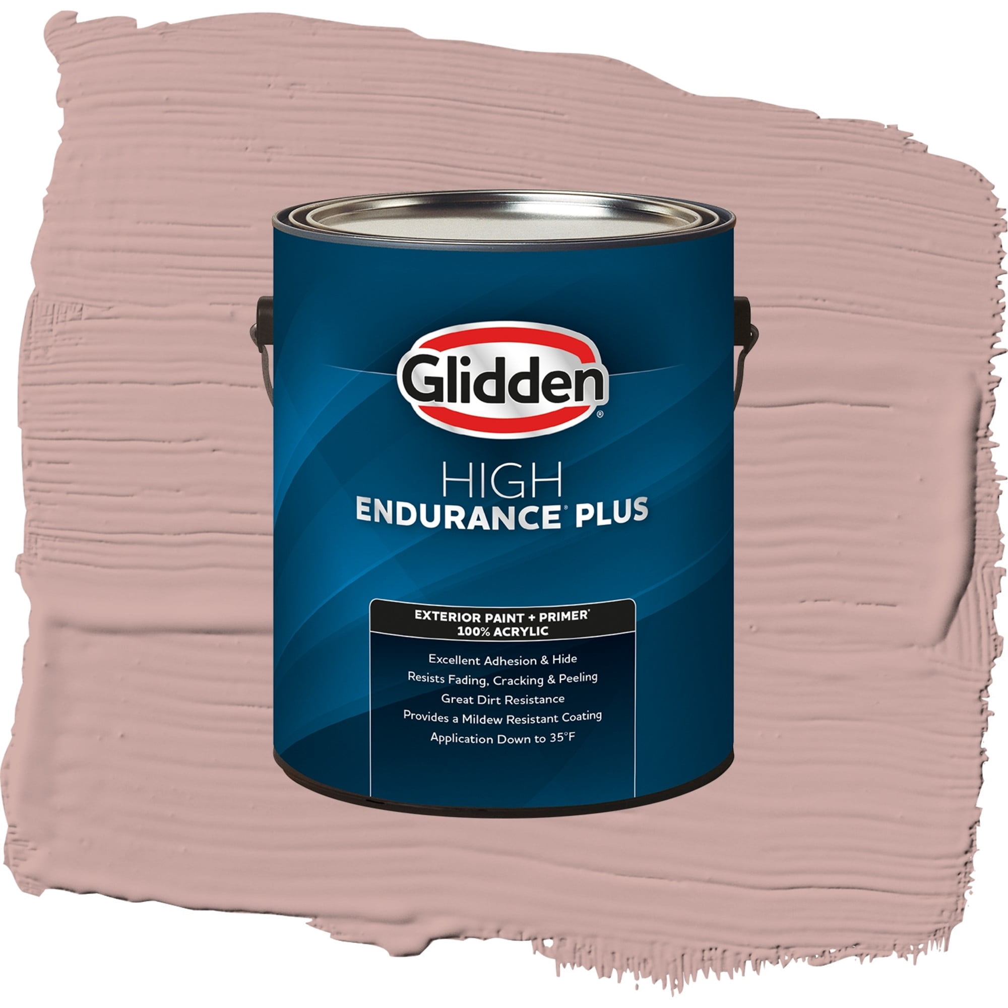 Glidden High Endurance Plus Parfait Semi Gloss Exterior Paint and Primer, 1 Gallon