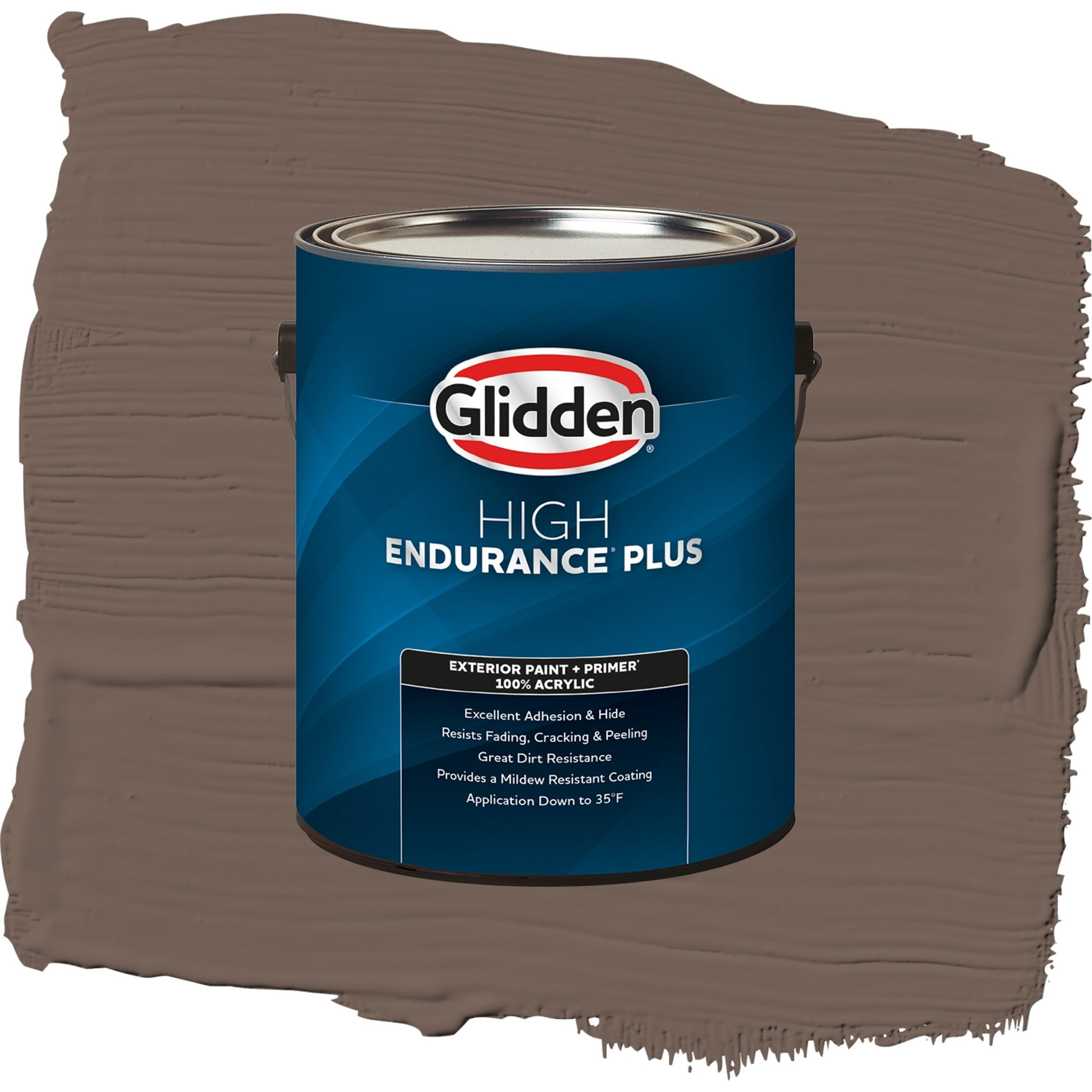 Glidden High Endurance Plus Poppy Pods Semi Gloss Exterior Paint and Primer, 1 Gallon