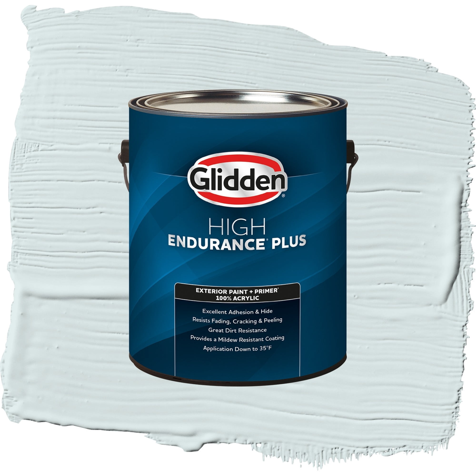 Glidden High Endurance Plus Pristine Petal Semi Gloss Exterior Paint and Primer, 1 Gallon