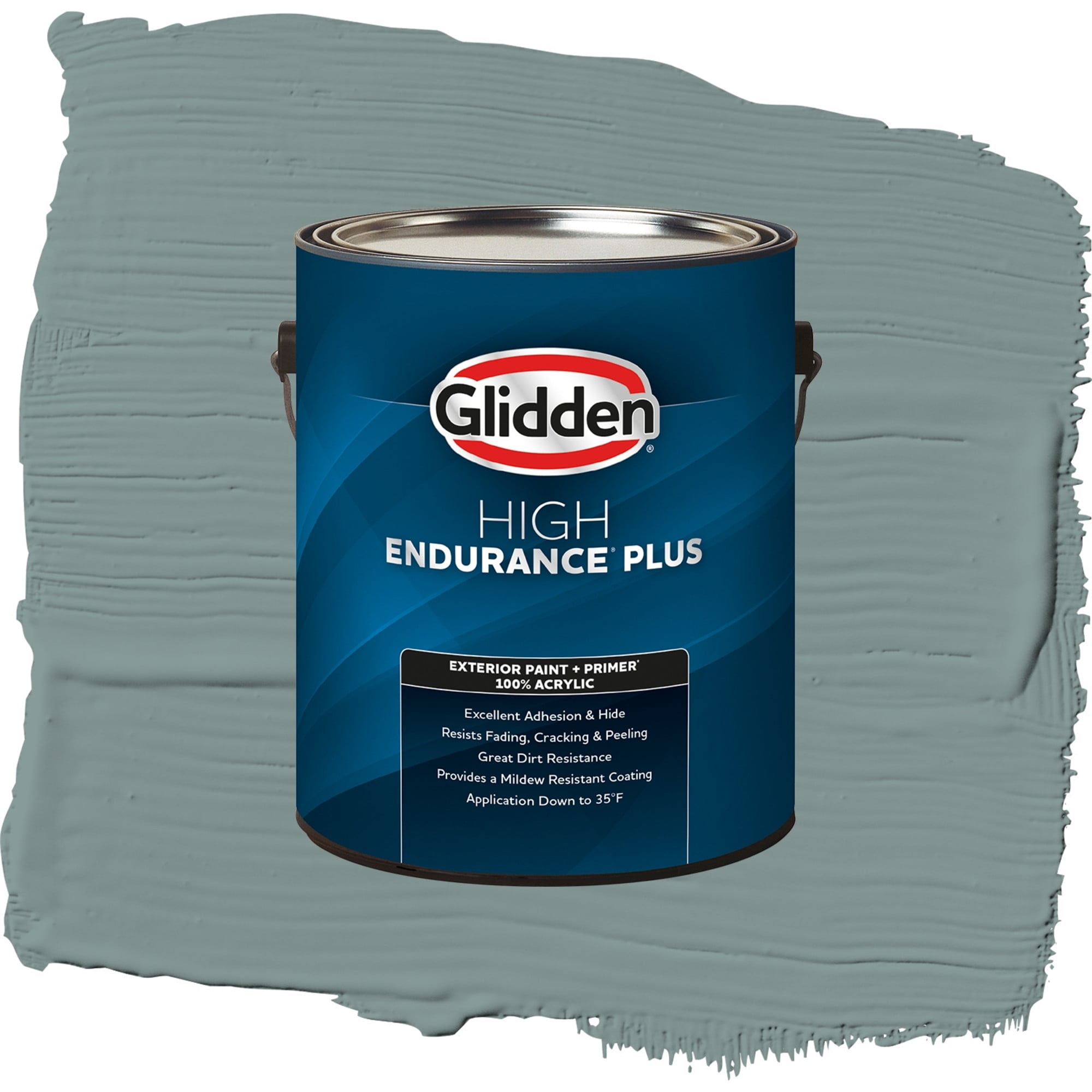 Glidden High Endurance Plus Scarborough Semi Gloss Exterior Paint and Primer, 1 Gallon