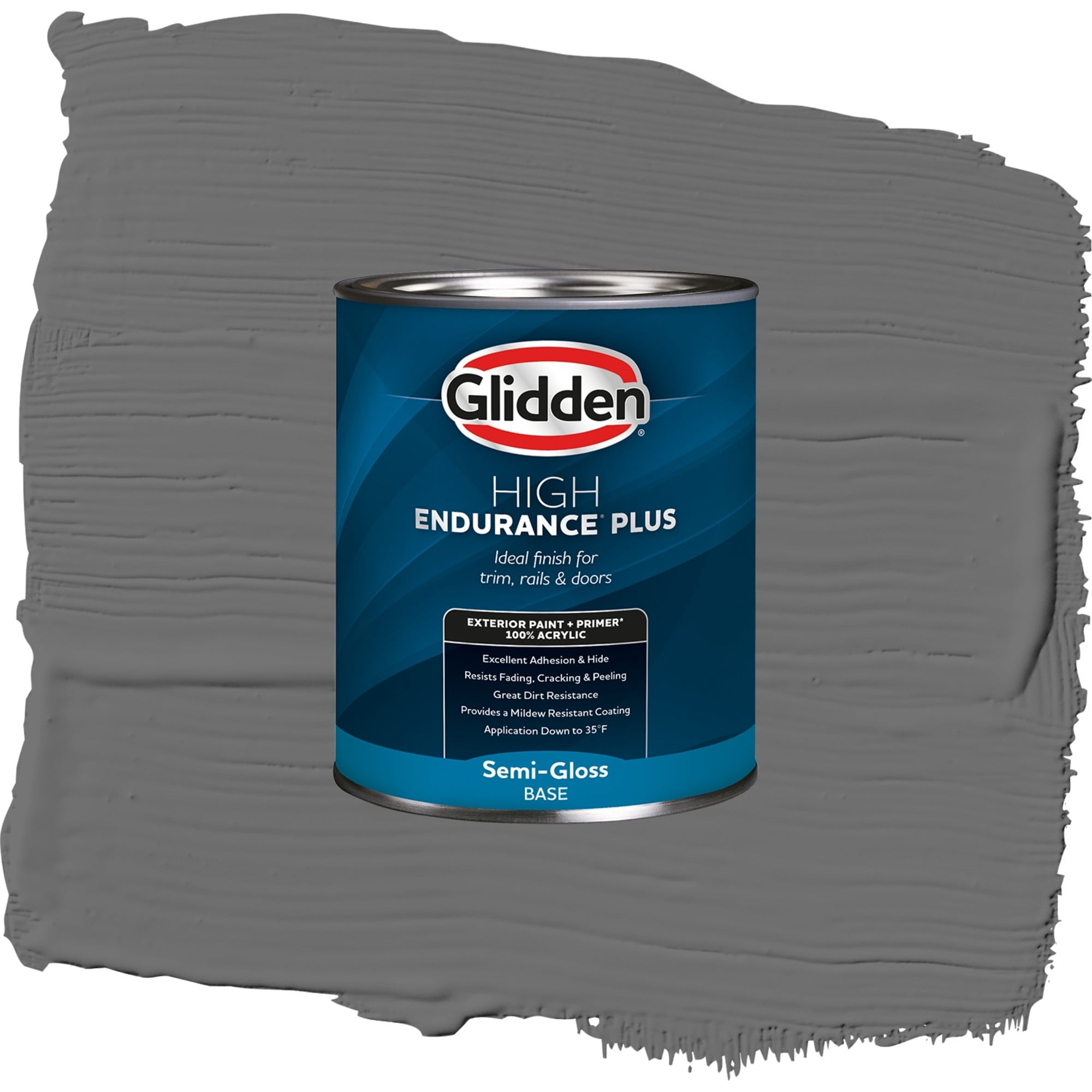 HEP Slate Mine Exterior Paint + Primer Satin , 1 Quart