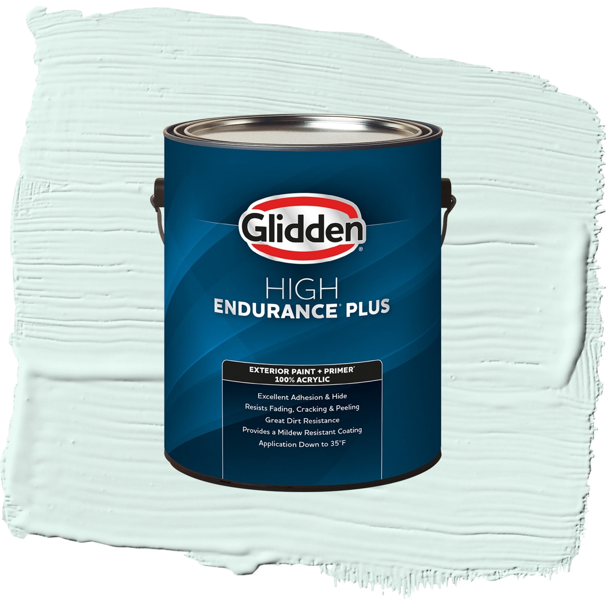 Glidden High Endurance Plus Waterscape Flat Exterior Paint and Primer, 1 Gallon