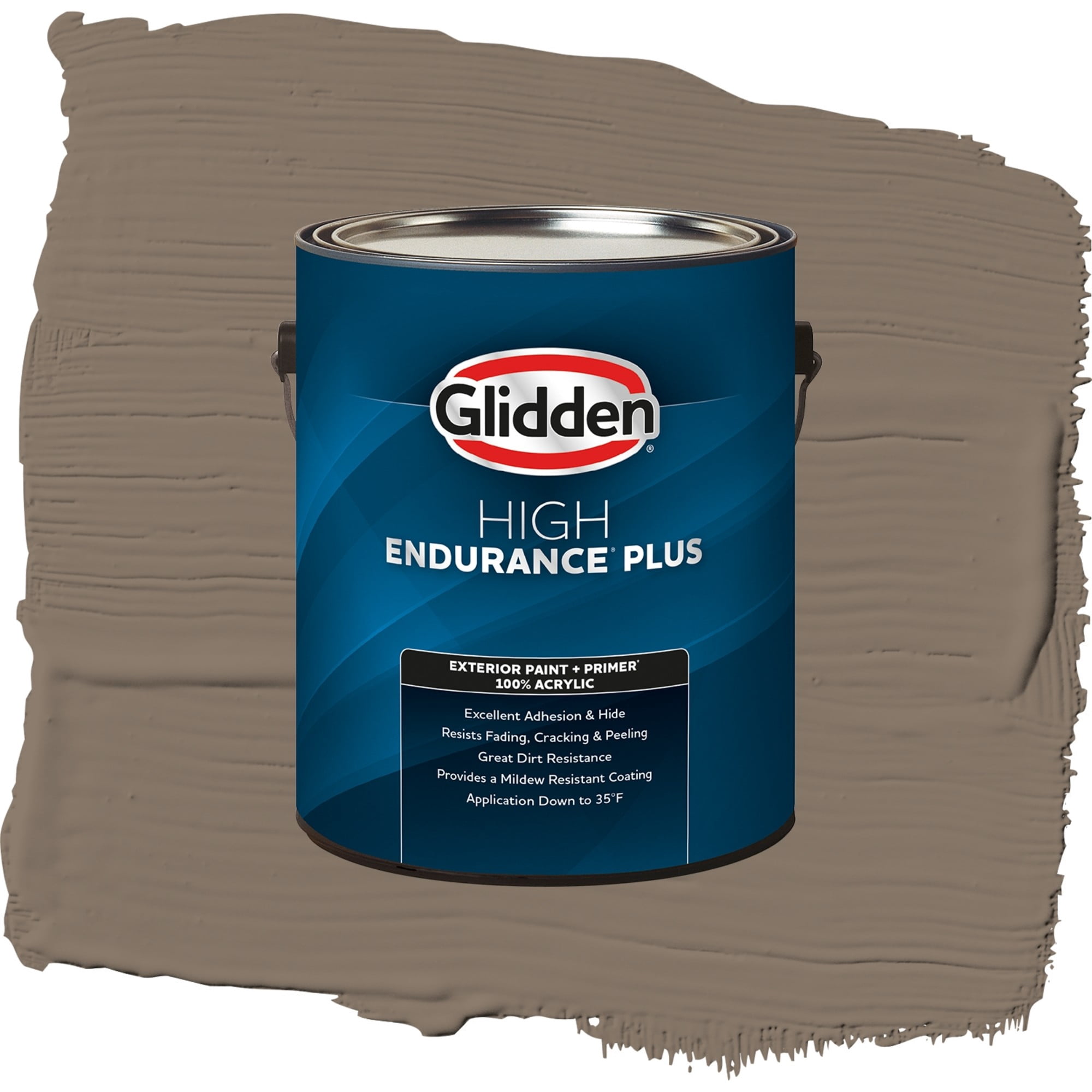 Glidden High Endurance Plus Wicker Basket Semi Gloss Exterior Paint and Primer, 1 Gallon
