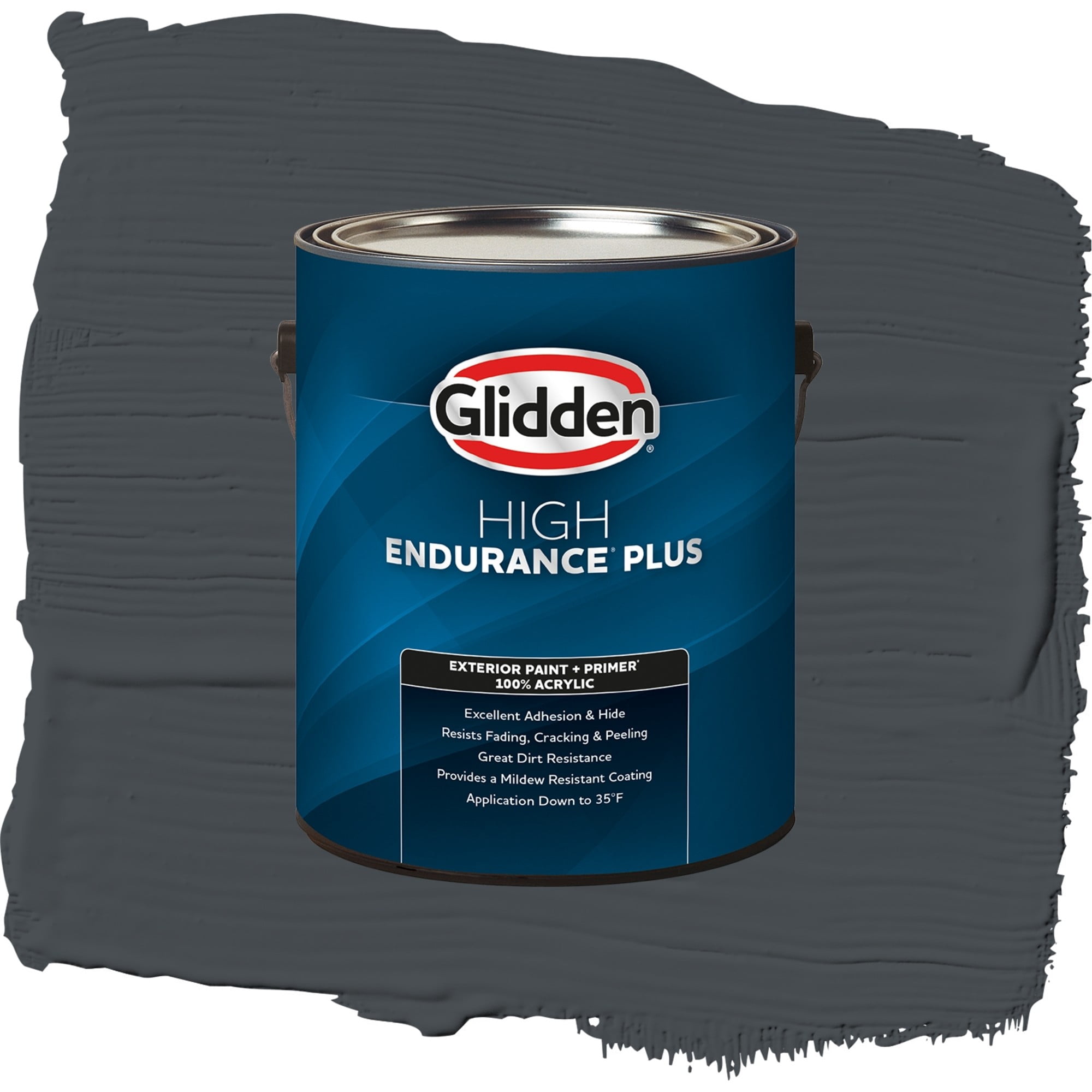 Glidden High Endurance Plus Witchcraft Flat Exterior Paint and Primer, 1 Gallon