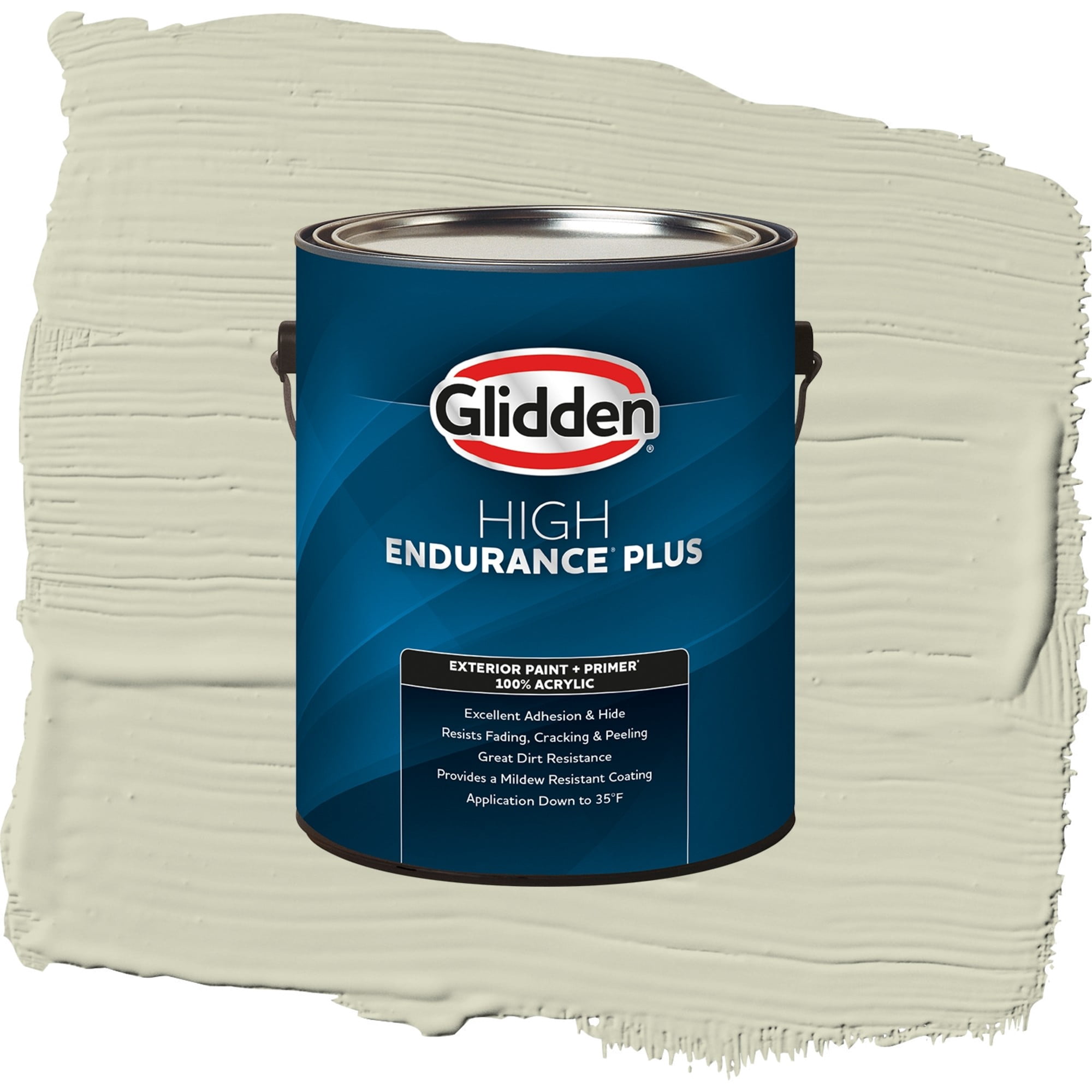 Glidden High Endurance Plus With A Twist Semi Gloss Exterior Paint and Primer, 1 Gallon