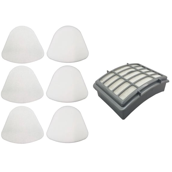 HEPA & 3 Foam Filter Kits for Shark Navigator NV356 NV356E
