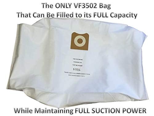 10 Pack VF3502 High Efficiency Dust Bags Replacement For RIDGID 12 To 16 Gallon - View #9