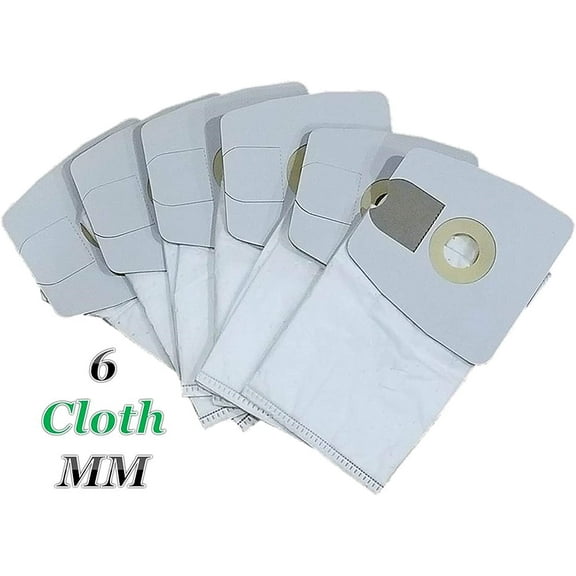 HEPA 6PK Replacement for Eureka MM Bags. Fits Mighty Mite Canister Vacuum Cleaner. Compatible with Part Numbers 60296C, 60295B, 60295A, 60295C