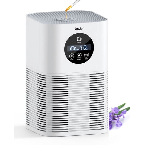 HEPA Air Purifier for Home Large Room up to 600 Sq.ft, H13 True HEPA Filter Air Cleaner for Pet Hair, Allergies, 99.97% Smokers, Odors, Dust, Pollen, Odor Eliminators for Bedroom