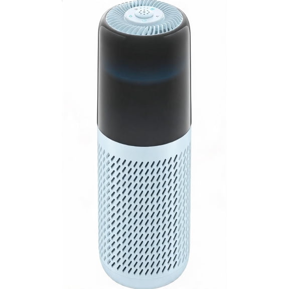 HEPA Air Purifier for Bedroom and Home Removes Pet Odor Dust Smoke and Allergens Quiet 360 Air Cleaner Blue