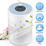 AIRFIRE Air Purifier for Home up to 975 Sq.ft, HEPA Air Purifiers for Allergies and Asthma Bedroom Pet Wildfire, AP201, 2026 New