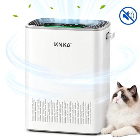 Air Purifier for Home Large Room Up to 1123 ft, H13 HEPA Air Purifier for Home Pets Allergies, Air Quality Monitor, Washable Pre-Filter, Auto & Quiet Sleep Mode for Smoke, Dust, Odor & Pollen