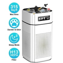 AIRFIRE Air Purifier, AP202 HEPA Air Purifiers for allergies & asthma, Wildfire, Pet Fur, Pollen, 1 PCS, White