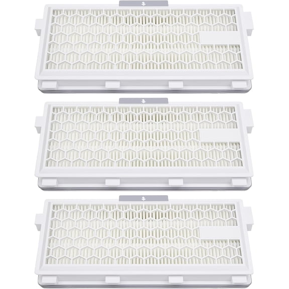 HEPA AirClean SF-HA50 S4 S5 S6 S8 Replacement Filters Compatible with Miele Vacuum, 3 Pack