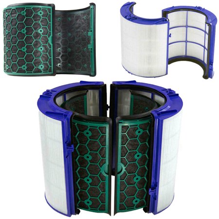 HEPA Filter & Activated Carbon Filter Compatible Dyson HP04 TP04 DP04 969048-01 (NOT for HP06 or TP06)