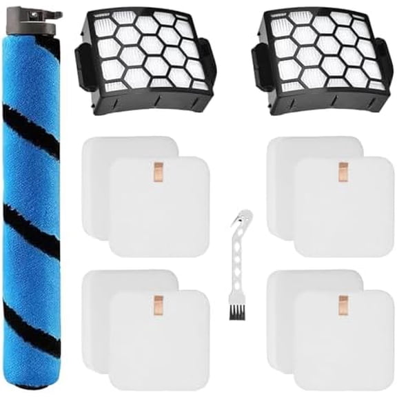 HEPA Filter Brush Roller Accessories Compatible with Shark Rotator Lift-Away Duo Clean PowerFins LA502 LA500 LA500WM LA502NP Upright Vacuum Cleaner Replacement Parts XHF320 XFFK320 1483FC200$$