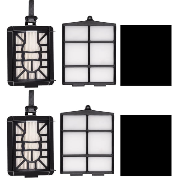 HEPA Filter Replacement Kit Compatible with Shark AI AV2501AE AV2501S RV2502AE RV2520AOUS AV2510AOUS AV2511AE RV2610WD RV2610WA, 6 Piece