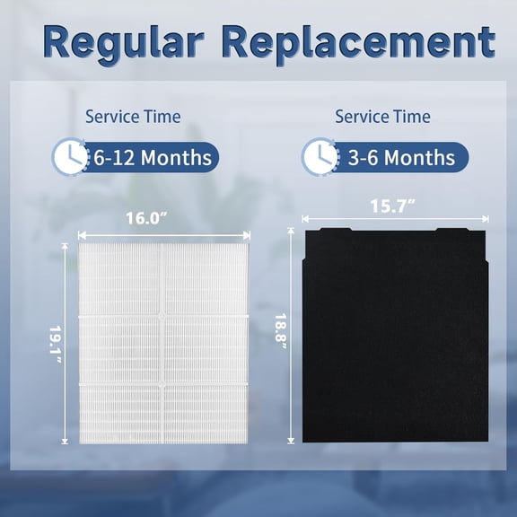 HEPA Filter Replacement for Whirlpool Whispure Air Purifier