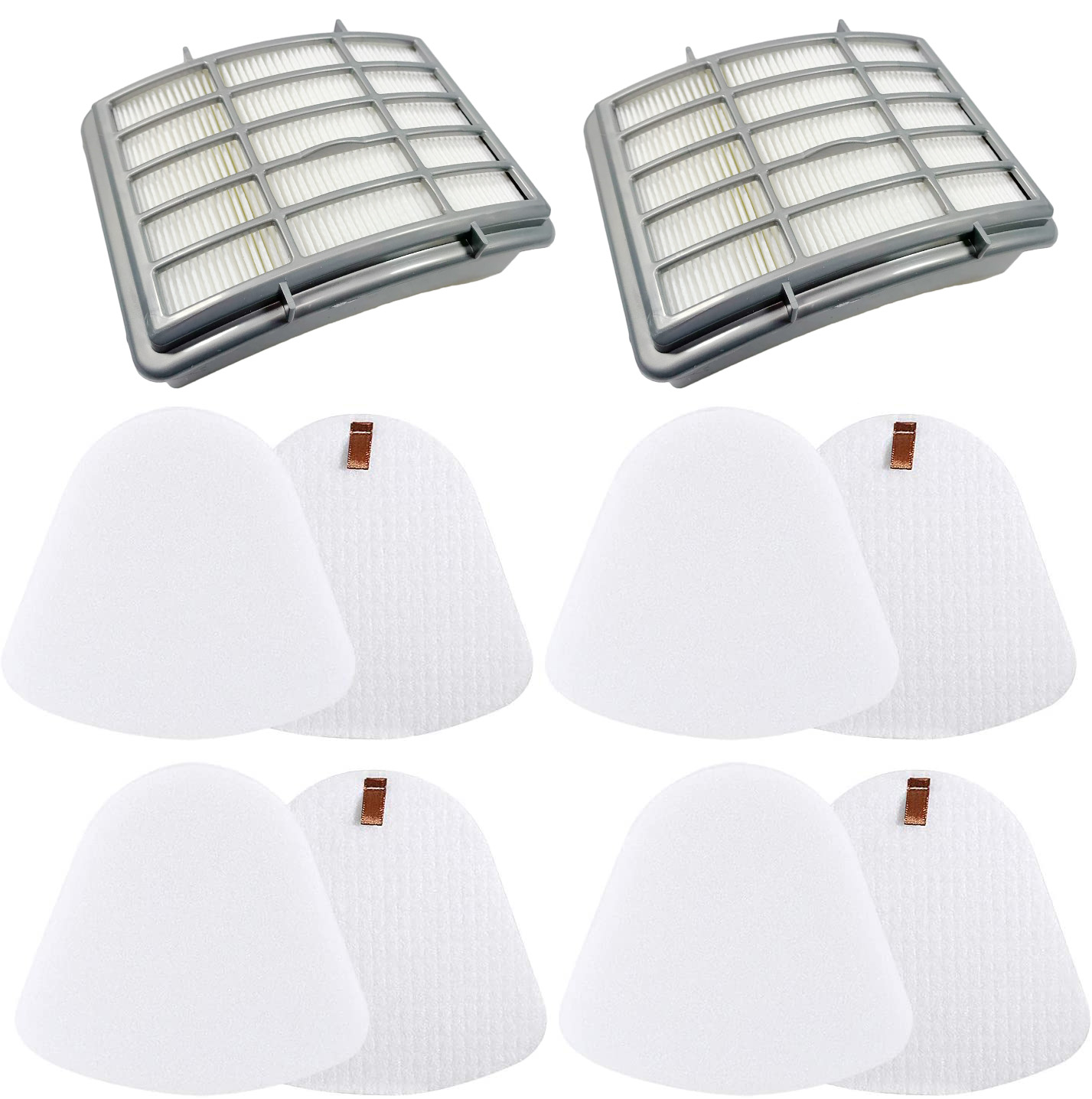 2 Pack Foam Felt and HEPA Replacement Filters for Shark Navigator Lift