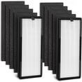 thumbnail image 1 of HEPA Replacement Filter for VEVA 8000 Elite Pro Series Air Purifier, 2 HEPA Filters & 8 Premium Activated Carbon Pre Filters (2+ Year Supply) for Complete Tower Air Cleaner Home & Office, 1 of 2