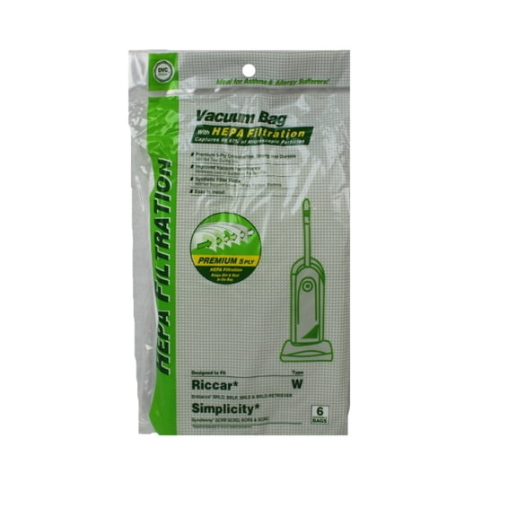 Paper Bag, Brilliance Synchrony Type W HEPA 6Pk