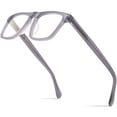 thumbnail image 1 of HEPIDEM Matte Acetate Glasses Frame Men Vintage Square Eyeglasses Optical Spectacles (9283 Matte Gray), 1 of 9