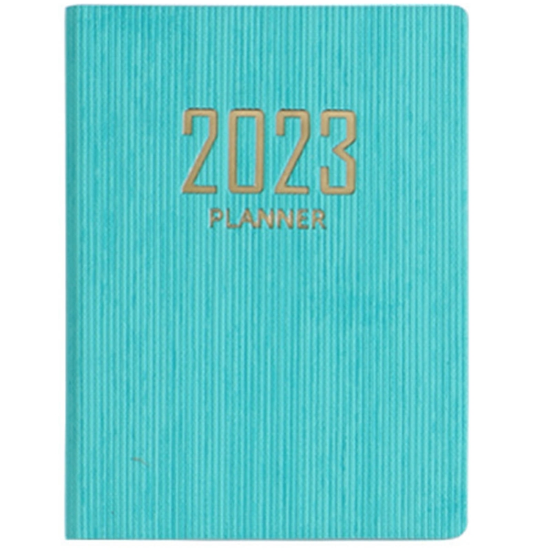 HEQU 365 Days A7 Planning Notebook 2023 English Schedule Book 60Pcs