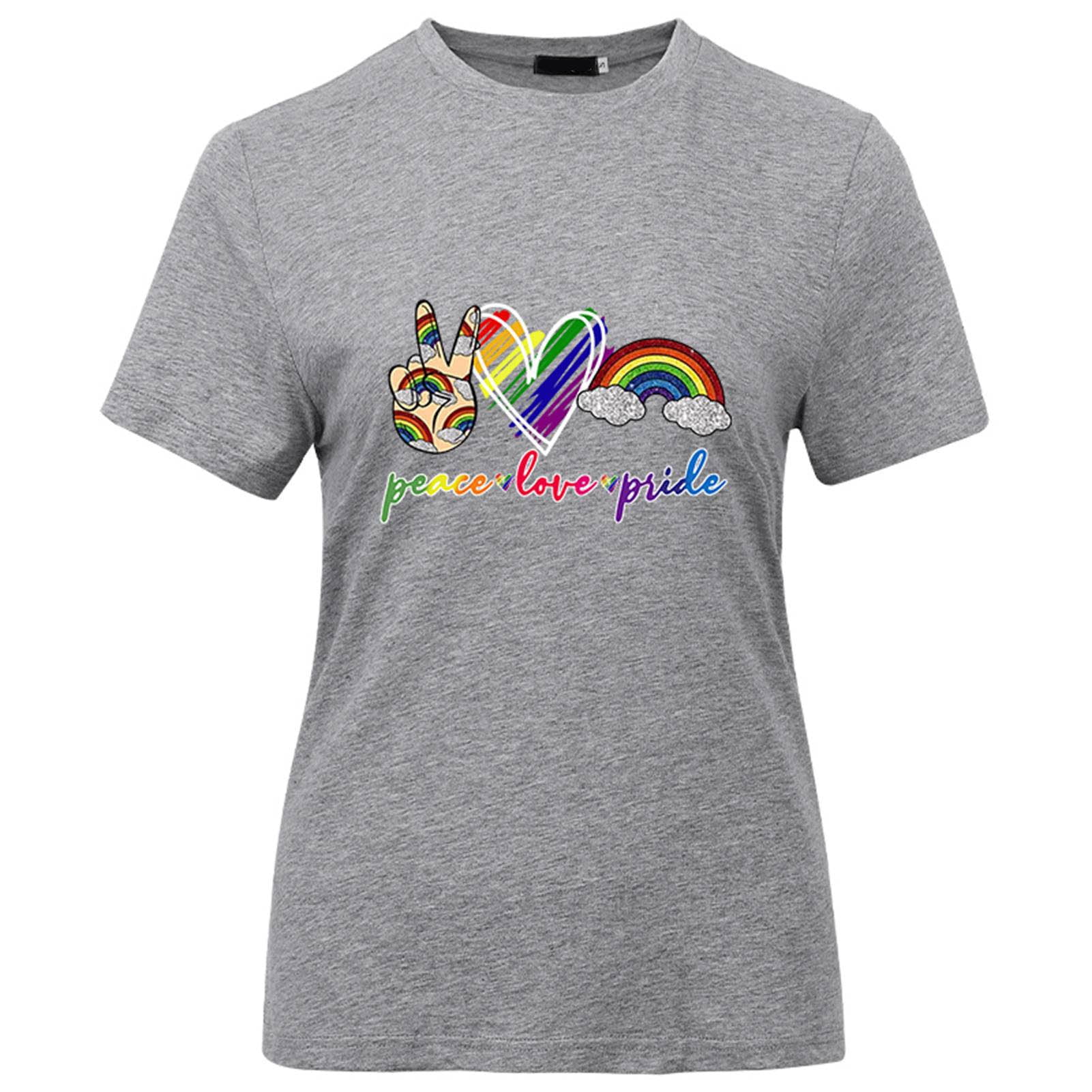 HEQU Peace Love Pride Lgbt Glitter Hands T Shirt,The One Where We Were