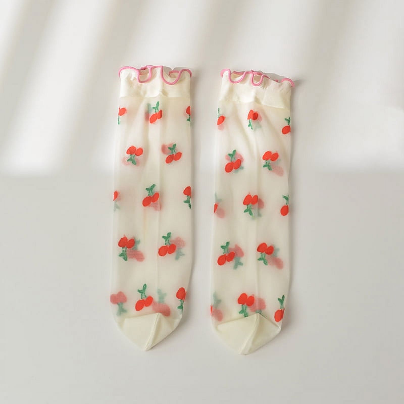 Strawberry Transparent Socks