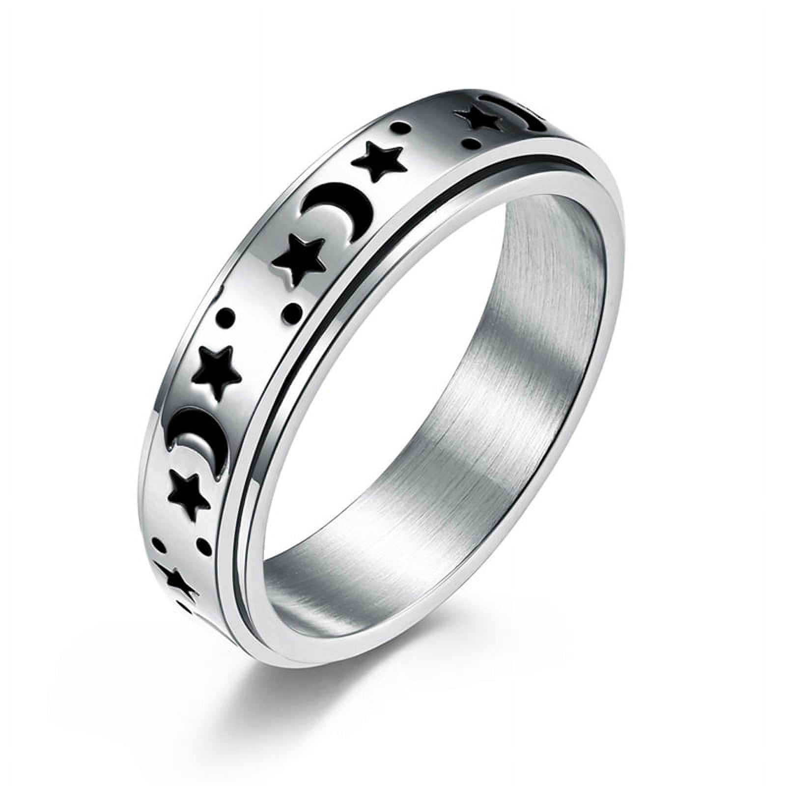HEQU Titanium Stainless Steel Spinner Rings Moon and Star Fidget Ring Stress Relieving Anxiety Ring Engagement Wedding Promise Band 8ef2ffb4 7da1 4674 8b87 3fcf69c55fa6.9b540d077b9b8df46883c496e9cb2224