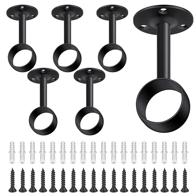 Ceiling Mount Closet Rod Brackets Shelly Lighting