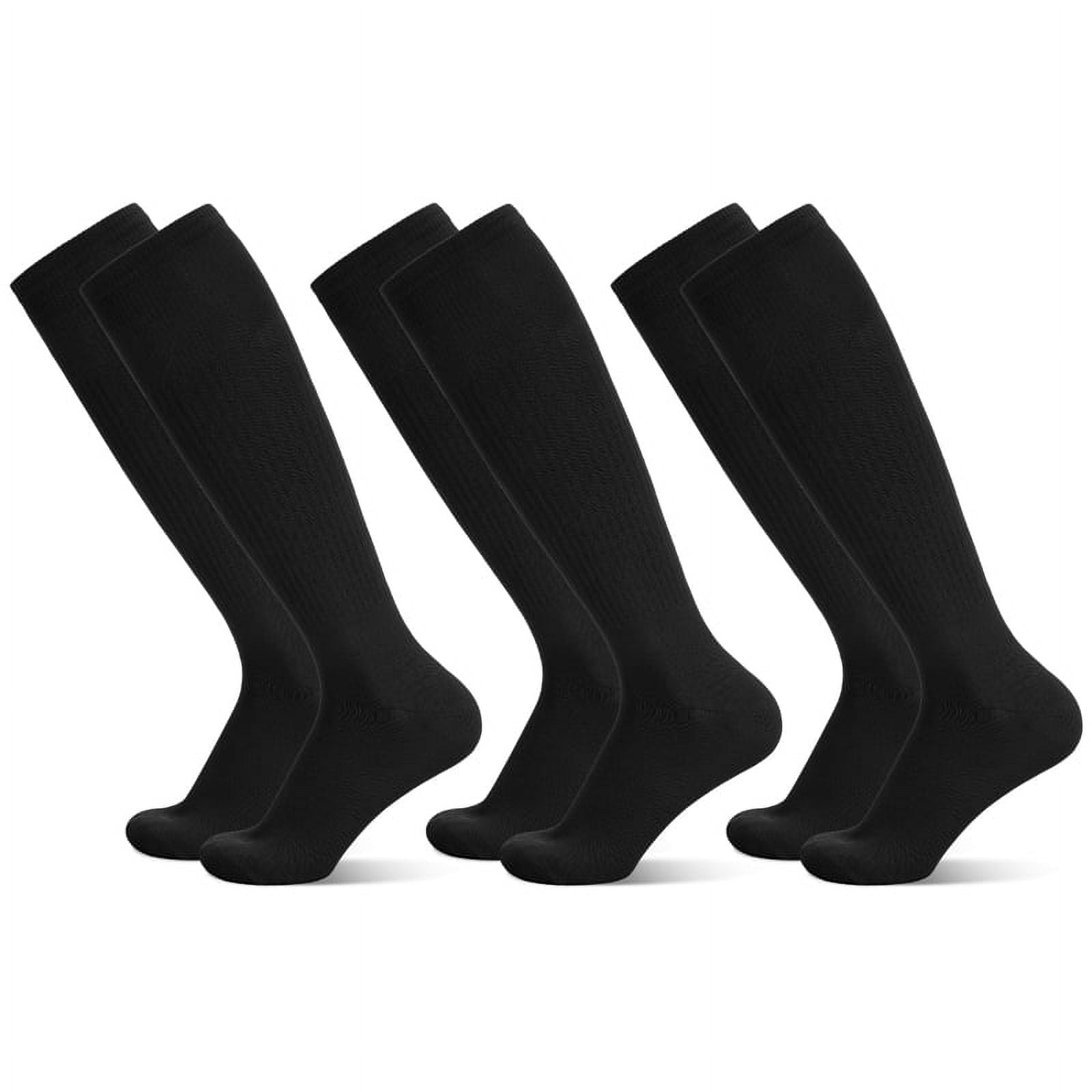 HEQUSIGNS 3 Pairs Kids Soccer Socks,Boys Girls Long Hockey Rugby Socks,Unisex Anti-slip Towel Bottom Football Socks for Children Aged 4-13 to Playing Sports