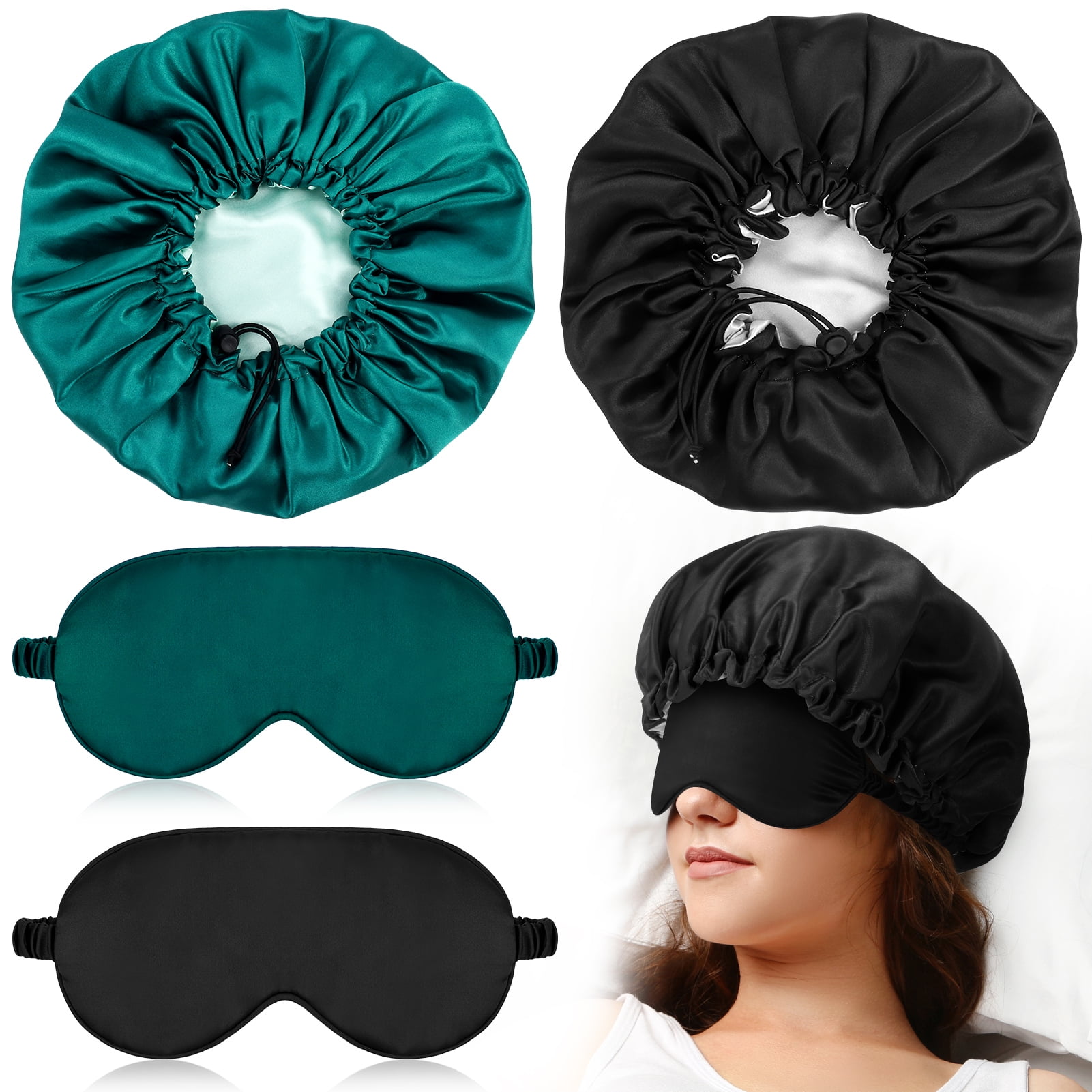  Senkary 12 Pack Blindfolds Sleep Mask Eye Mask Satin