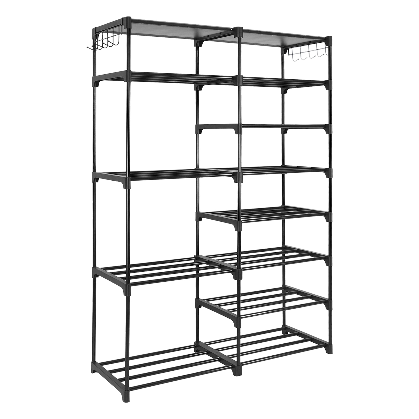 HEQUSIGNS 8 Tiers Metal Shoe Rack Organizer for Entryway, 4050 Pairs