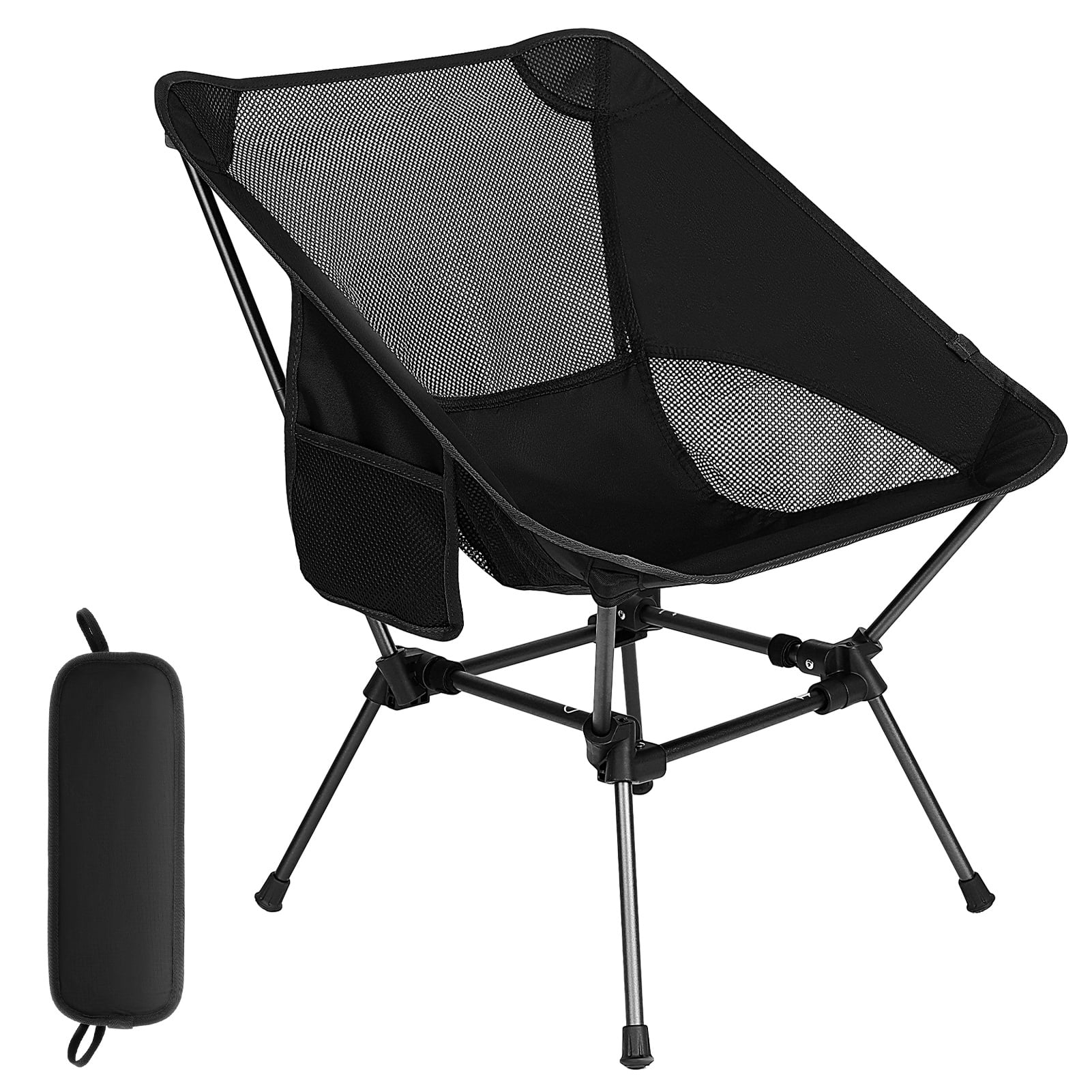 HEQUSIGNS Lightweight Backpack Camping Chair, Compact Backpacking Chair Folding Camping Chair