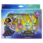 HER Accessories Disney Encanto BFF ACCESSORY SET (6 Pieces)(2 Bracelets Snap Clips & Rings)