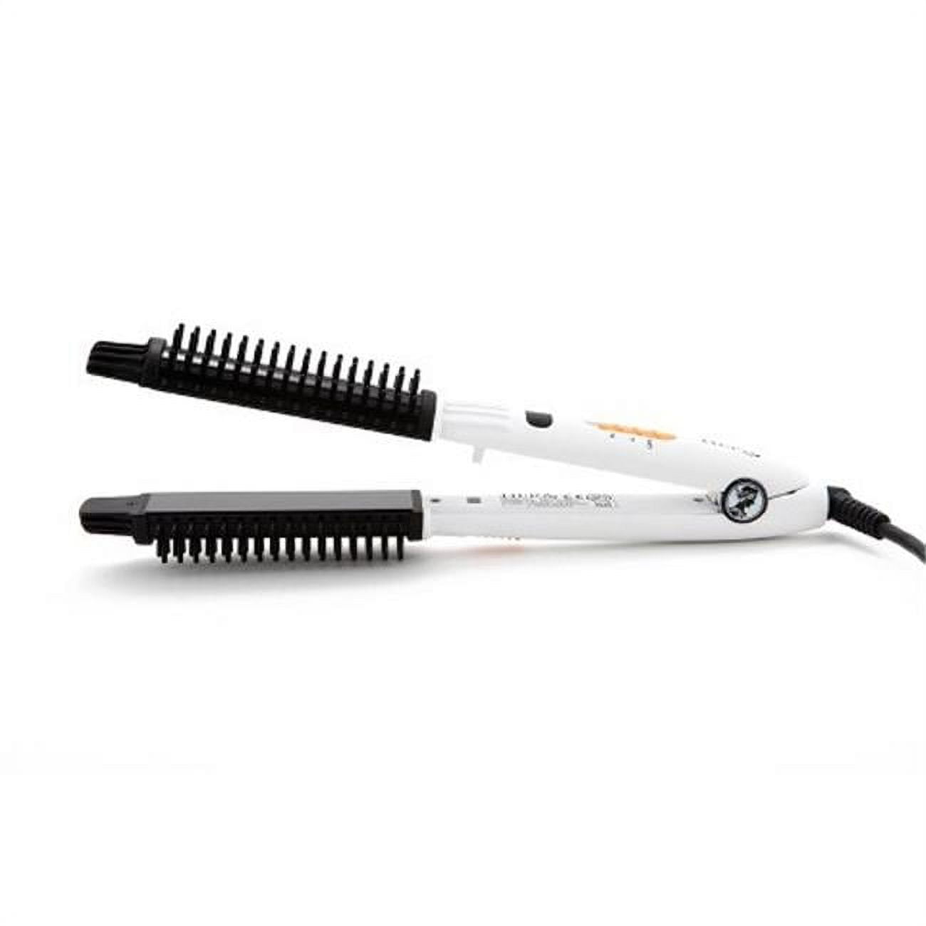 HERA HB-White Multi Purpose 2 in 1 Straightener & Hot Brush,