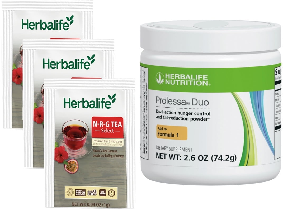 HERBA LIFE NRG Tea Select Passionfruit Hibiscus 30 Packets with