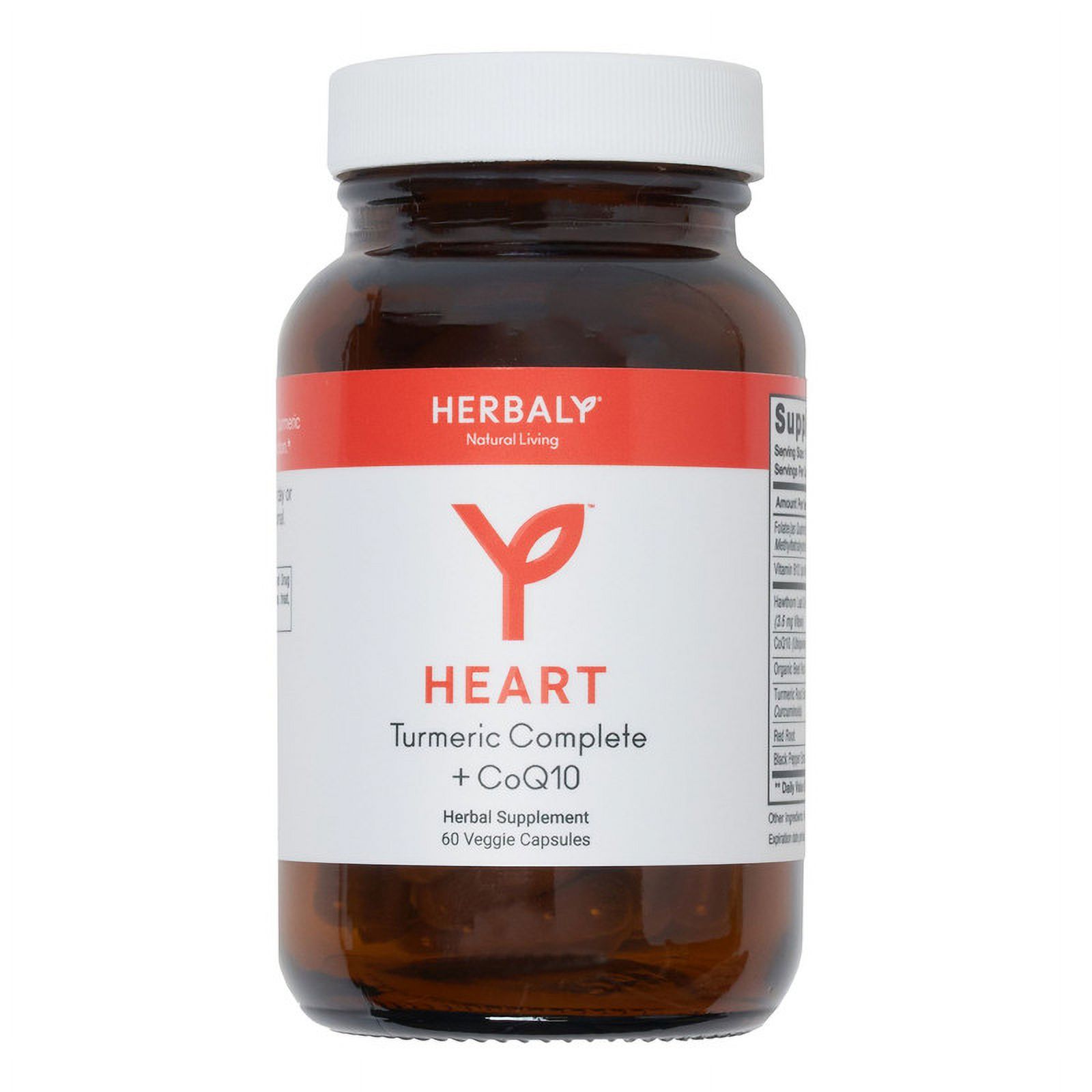 HERBALY Turmeric Complete Plus CoQ10 60 Capsules Heart Health