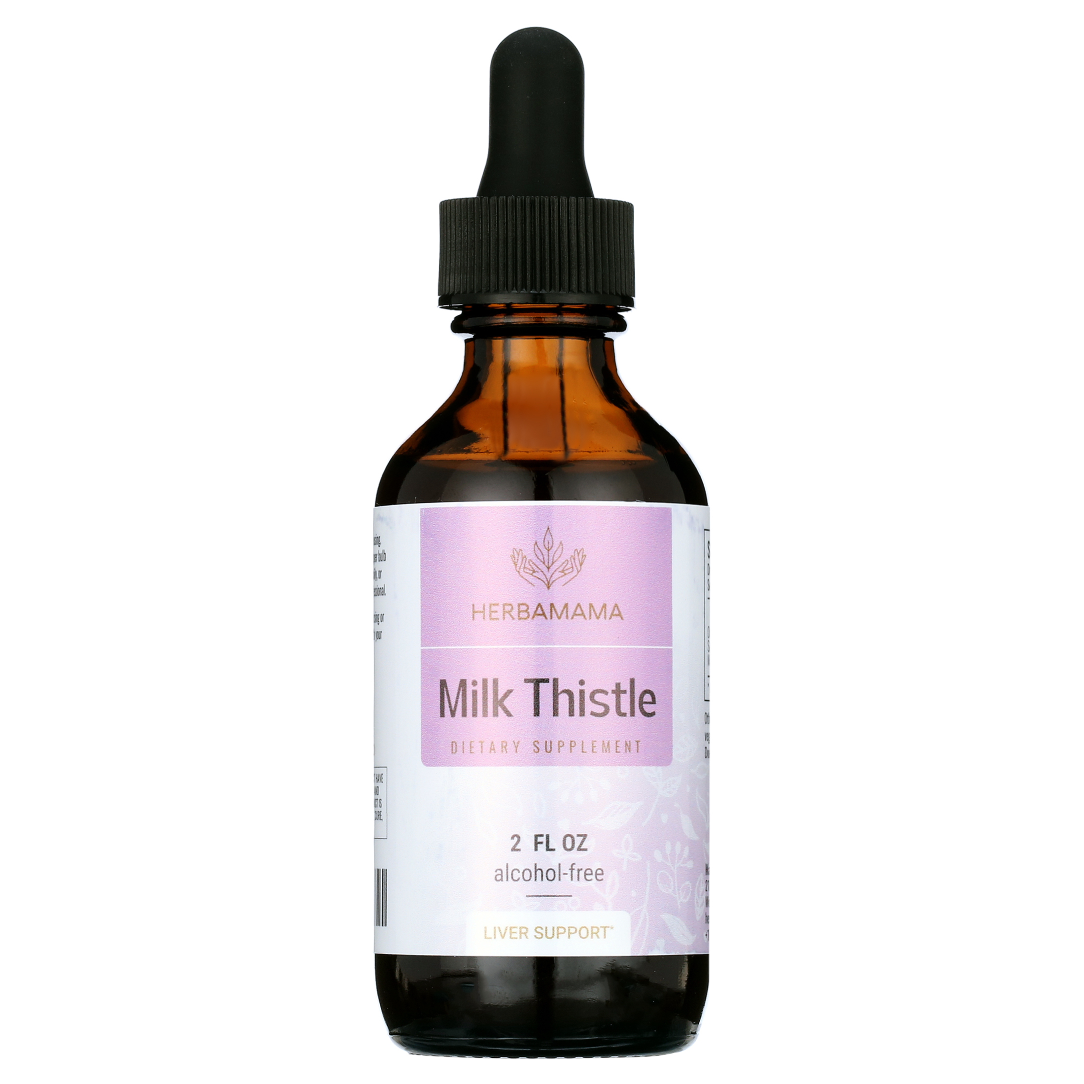 HERBAMAMA Milk Thistle Liquid Extract 2 fl oz