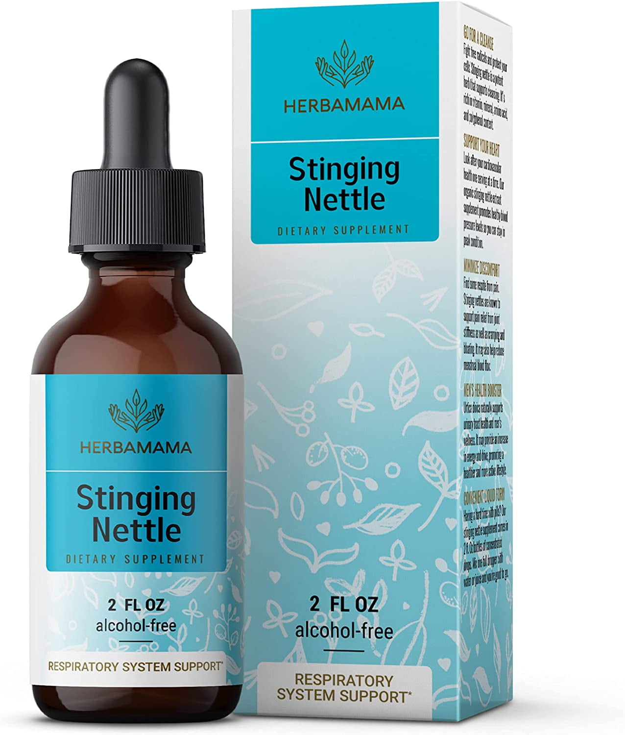 HERBAMAMA Stinging Nettle Liquid Extract Urtica Dioica Root