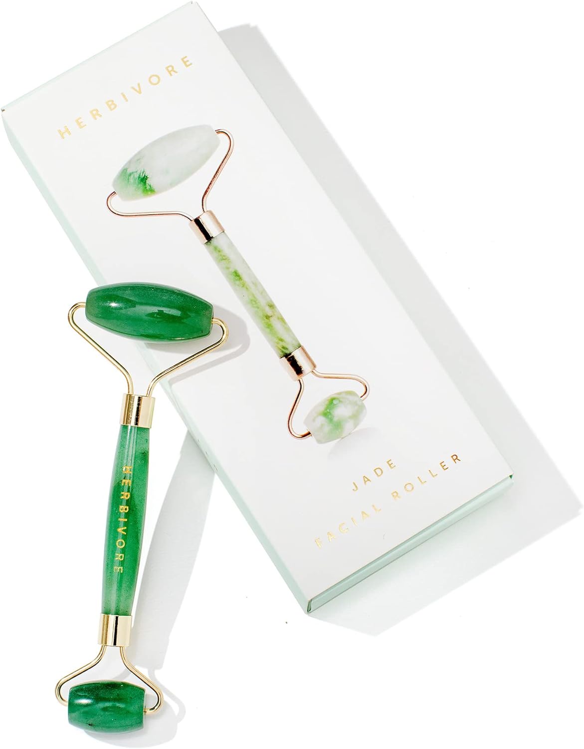 HERBIVORE Jade Stone Facial Roller Helps Reduce Puffiness, Ease Muscle