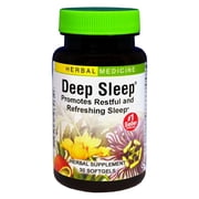 Herbs, Etc. Deep Sleep Softgels, Melatonin-Free, Gluten-Free, 30 Count 30 Servings