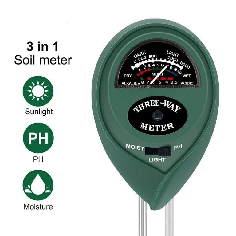 Soil Moisture Meter 5-in-1 Plant Water Meter Soil PH Meter