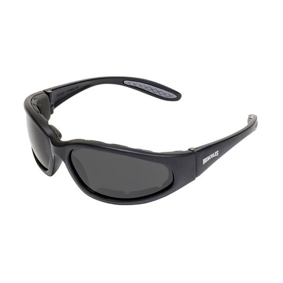 HERC1PLSMA-F Hercules 1 Plus Matte Black Frame & Smoke Antifog Lense Safety Glass