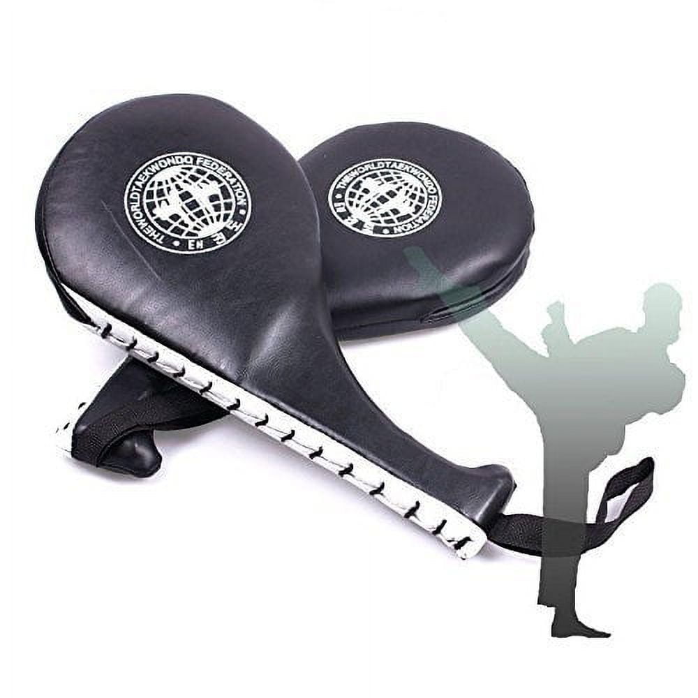 HERCHR 1pc Black Double Clapper Target Focus Kick Striking Pad Karate ...
