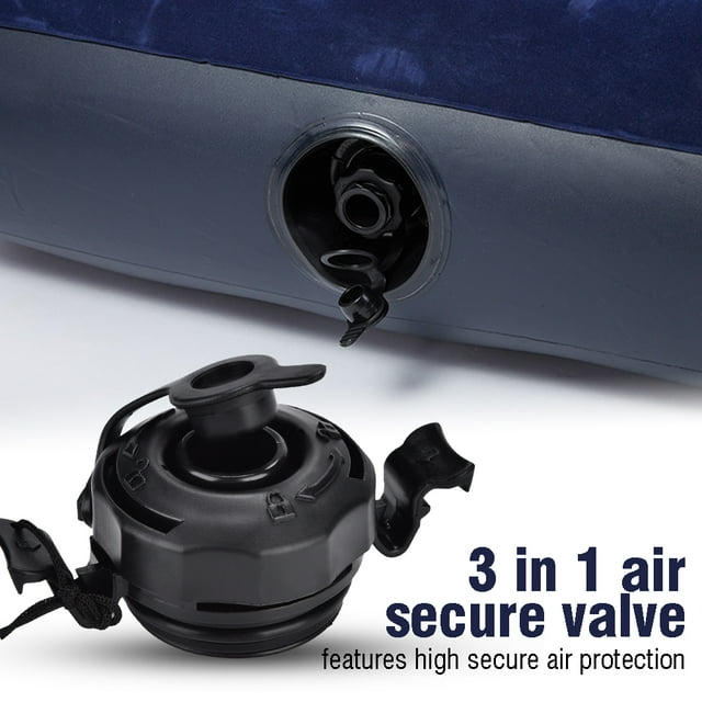 HERCHR 3 In 1 Air Valve Secure Seal Cap For Inflatable Airbed Mattress