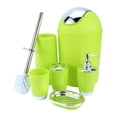 thumbnail image 1 of HERCHR 6 Piece Plastic Bath Accessory Set, 1 of 8